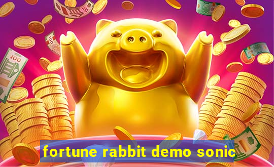 fortune rabbit demo sonic